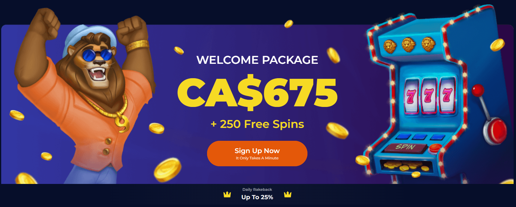 Canadian Bonus on NineCasino
